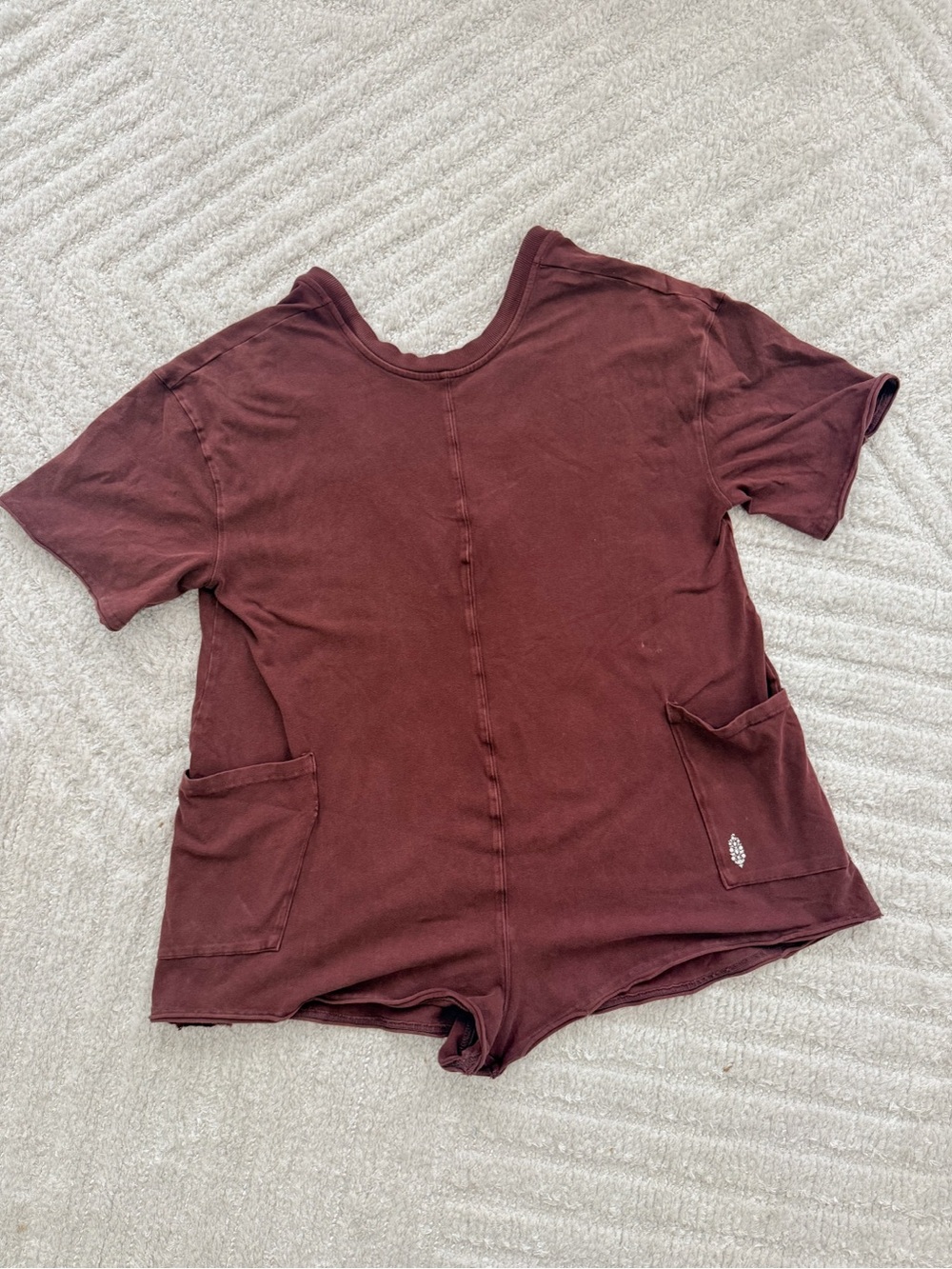 Free People Movement Hot Shot Tee Romper Size XS